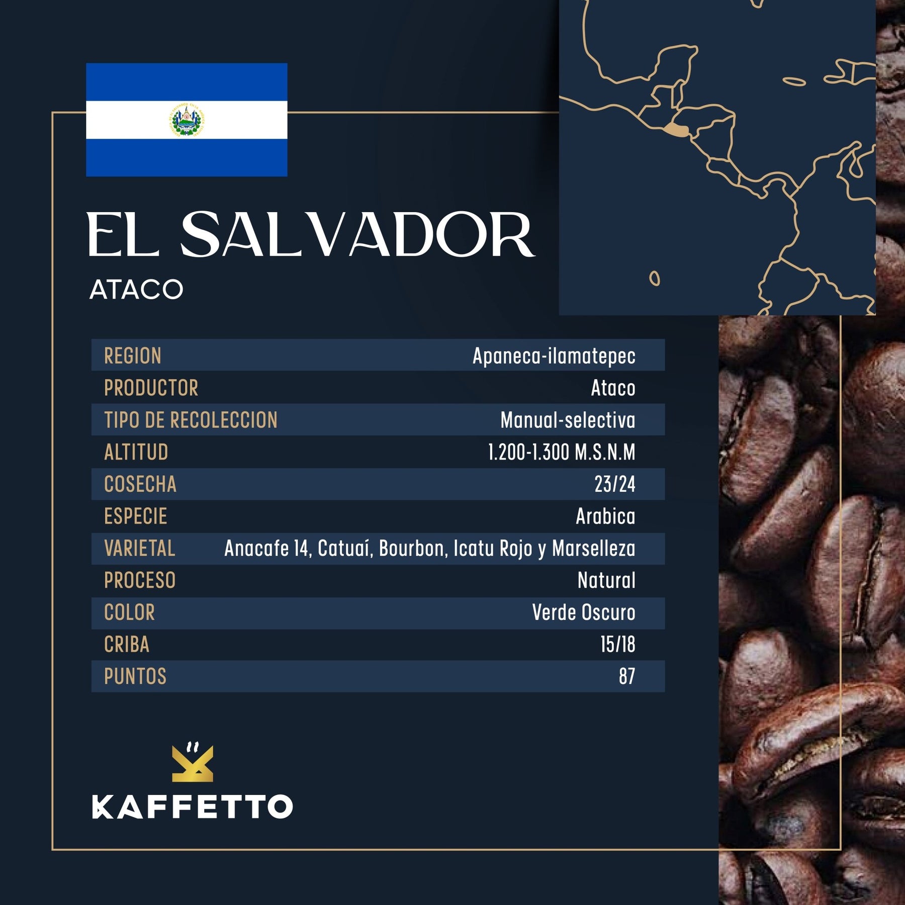 EL SALVADOR "SERENDIPIA" - KAFFETTO