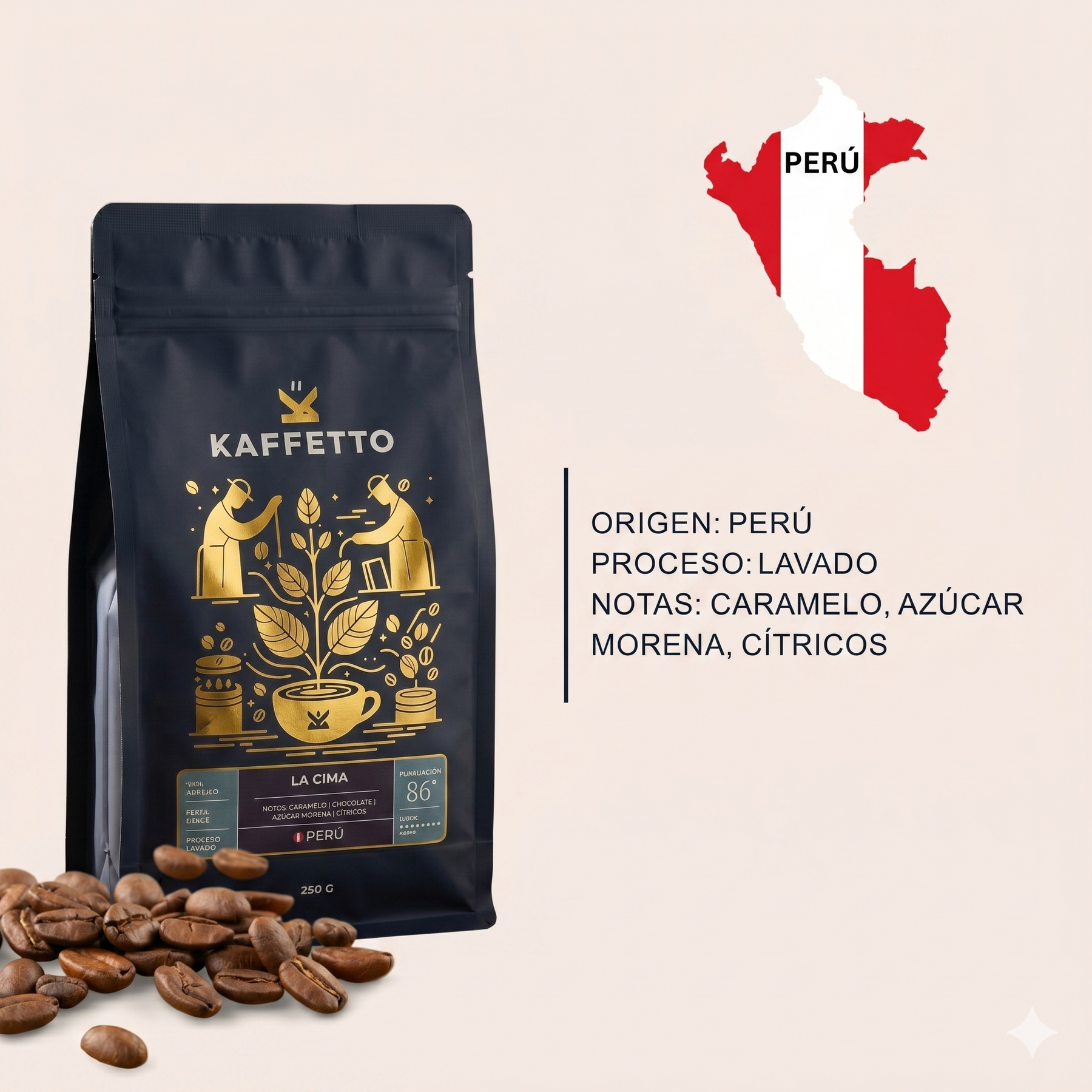 CAFE DE ESPECIALIDAD PERÚ "LA CIMA"